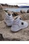 2238-2243 White, Footed Orthopedic High-Top Basket Sports Shoes - 2