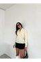 Women's Pearl Zippered Knit Cardigan - 4