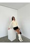 Women's Pearl Zippered Knit Cardigan - 3