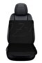 Office Chair Auto Vehicle Seat Lumbar Support Pillow and Cushion Back Cushion and Cushion - Black - 4