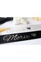 Jewelry Ribbon 6 cm Width 2 Meters 2 Pieces White and Black Color Silver Print - 4