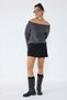 Strickpullover mit U-Boot-Ausschnitt - 4