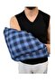 Arm & Elbow Pad Wrist & Arm Protector Pad Cotton Fiber Blue White