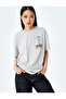 Bugs Bunny Licensed Oversize T-Shirt with Printed Back