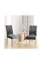 Silk Velvet Chair Cover Elastic Standard 6 Pieces - 2