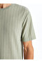 Lcw Vision Crew Neck Short Sleeve Striped Men's T-Shirt - 3