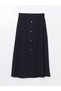 Women's Crepe Skirt with Elastic Waist