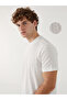Crew Neck Short Sleeve Men's Textured T-Shirt (S5)