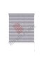 Gri Kırçıllı Bambu Düz Zebra Perde - 7