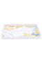Al Saif Gallery plastic serving tray, 30 x 19 x 2.7 cm, rectangle - white