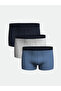 Standard Mold Cotton Flexible Men's Boxers 3-Piece