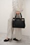 Black - Black Monogram Women's Handbag Sp1174 - 2