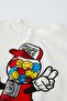 The Champ Smiley World Printed White Boy's T-Shirt - 3