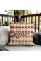 Valentine's Day Double-Sided Printed Velvet Throw Pillow Cover with Love Lettering - 43X43 cm