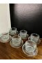 6-Person Crystal Glass Cookie Dessert Plate Set (12 Pieces) 180 ml - 7