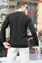 Black Zippered Men's Knitwear Sweater 6824 - 3