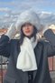 Women's Winter Plush Bucket - Gloves Set of 3, White Faux Fur - 3