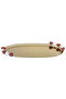 Al Saif Gallery Steel Serving Tray, 43X18X2 Cm - Beige