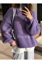 Women's Burgundy Oversize Knitwear Sweater - 2