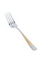 Al Saif Gallery Steel Fork Set, Engraved, 6 Pieces - Silver
