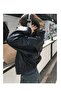 Women's Premium Oversize Bomber Leather Jacket - 2