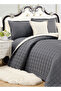 Compressed  two-sided Comforter Set Duble Size Tow color, 6 Pieces, King Size - 2