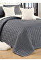 Compressed  two-sided Comforter Set Duble Size Tow color, 6 Pieces, King Size - 4