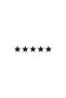 5 Star Sticker 10 X 2 cm
