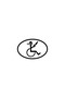 Skull Disabled Sticker 20 X 12 cm
