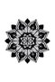 Flower Pattern Wall Decor Sticker A+ Quality (Type 1) 40 X 40 cm Durable