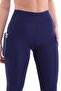 Navy Women's Pocketed Shaping / Sculpting Tummy-Control Sports Leggings - 5