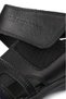 Genuine Leather Daily Casual Sole Velcro Sports Black Lightweight Men's Slippers Davin - 5