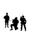 Guard Soldiers Wall Decor Quality Quality Sticker 40 X 32 cm