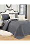 Compressed  two-sided Comforter Set Duble Size Tow color, 6 Pieces, King Size