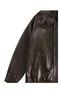 Unisex Brown Premium Oversize Vintage Bomber Leather Jacket - 4