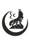 Three Crescent Bozkurt Stickers 20 X 20 cm Prime Adhesive