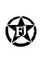 Fj Army Star Sticker 20 X 20 cm