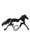 Horse and Foal Type 2 Sticker A+Quality 10 X 6 cm Durable