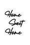 Home Sweet Home Wall Decor Quality Quality Sticker 40 X 48 cm