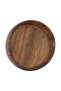 Al Saif Gallery Wooden Serving Bowl, 19 cm, Deep Round - Wooden - 2
