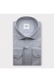 Men Regular Fit Tericoton Grey Shirt 3400g2