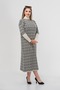 Fishing Neck Patterned Knitting Dress - 2