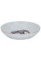 Al Saif Gallery porcelain serving plate, 18 cm, deep round - white
