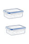Rectangular Leak Proof Storage Container 0.8 L (2 Pieces)