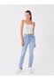 High Waist Straight Fit Women's Jean Pants