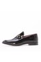 Black Shoes with Patent Leather Buckle