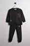 Boy's Anthracite Pocket Detailed Bottom-Top Set - 4