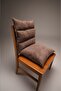 Brown Color Orthopedic Office Chair Cushion - 2