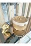 Jute, Covered Basket, Kitchen Basket, Bathroom Basket, Bathroom and Kitchen Organizer, Organizer Basket - 3