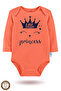 3-Piece 100% Cotton Organic Printed Long Sleeve Baby Bodysuit with Snap Fasteners - 2